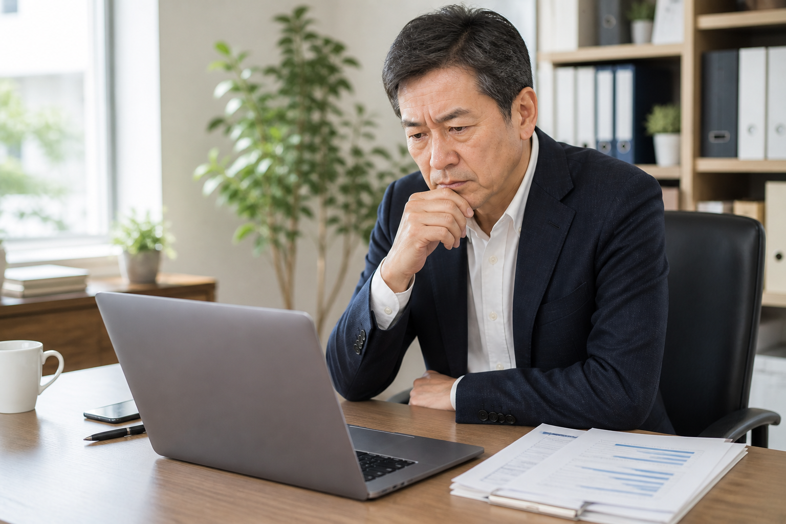 審査に強いHPのポイントを整理したイメージ
