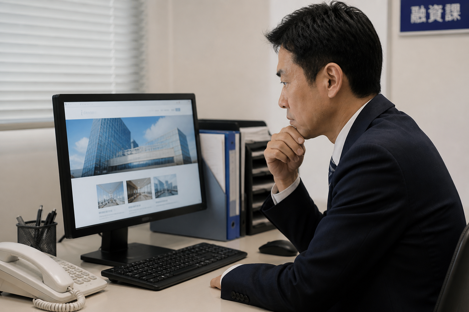 各種審査でHPが確認される場面のイメージ